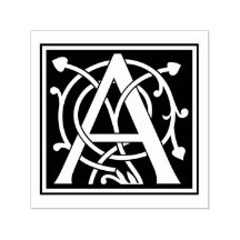 Mercer initial monogramme personnalisé