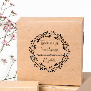 Tampon Auto-encreur Merci De Serrure Pour Votre Entreprise Nom De Site