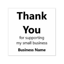Merci de soutenir le nom de ma petite entreprise
