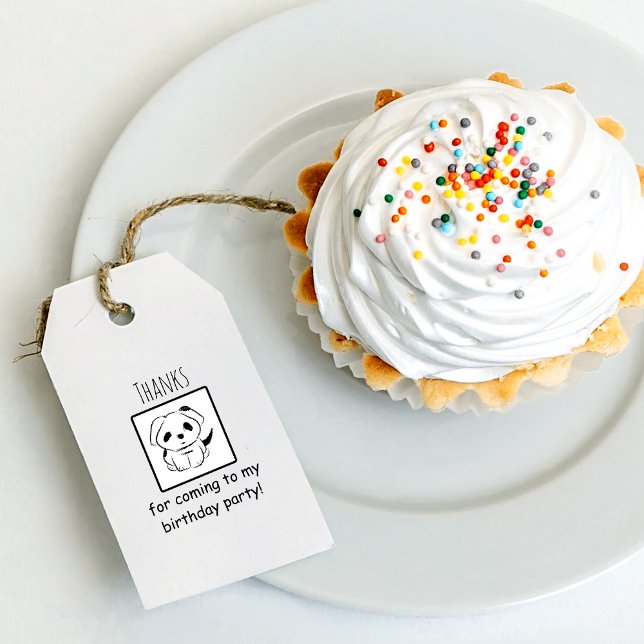 Tampon Auto-encreur Merci D'Être Venu À Anniversaire Puppy (Créateur téléchargé)