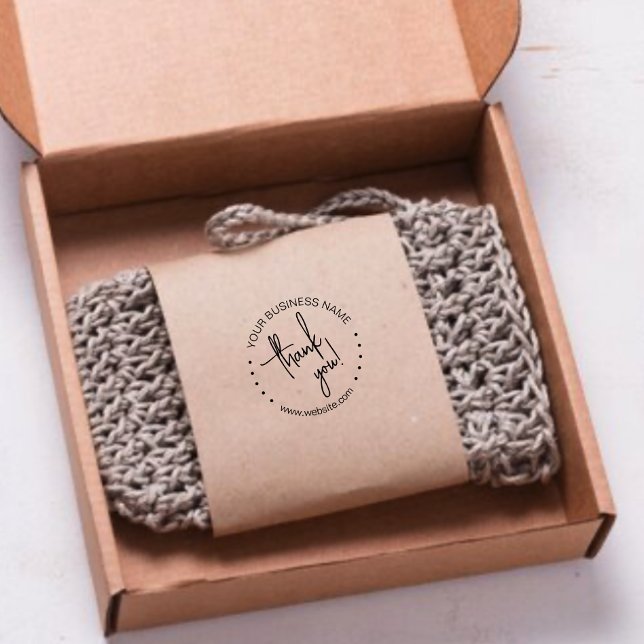 Tampon Auto-encreur Merci manuel d'appréciation du client (Créateur téléchargé)