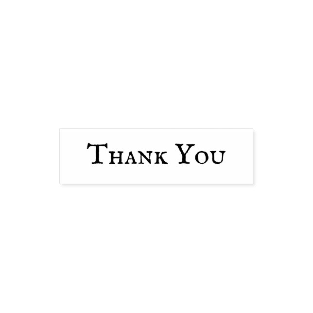 Tampon Auto-encreur Minimal Classic “Thank You” (Design)