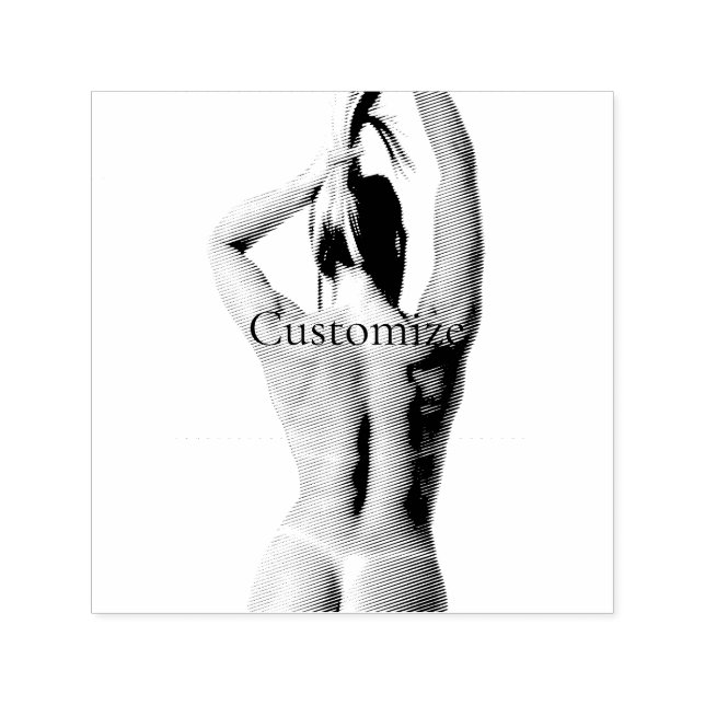 Tampon Auto-encreur Modèle de fitness Tanlines Thunder_Cove (Design)