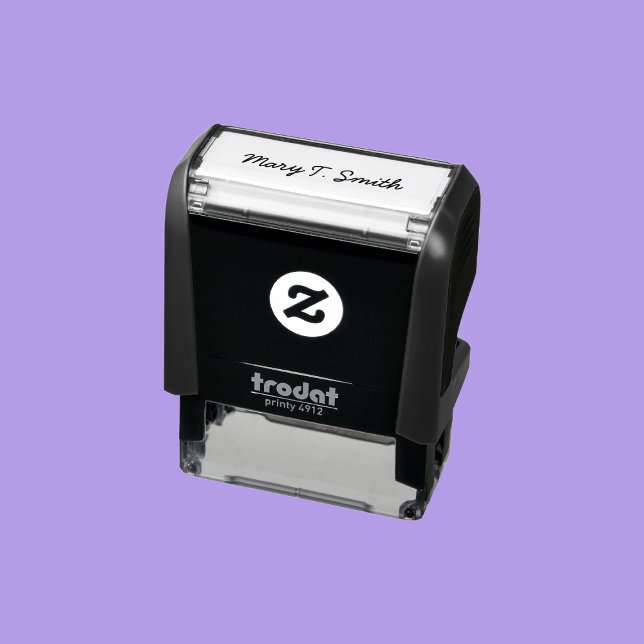 Tampon Auto-encreur Modèle de nom de signature cursive de script comme (Créateur téléchargé)