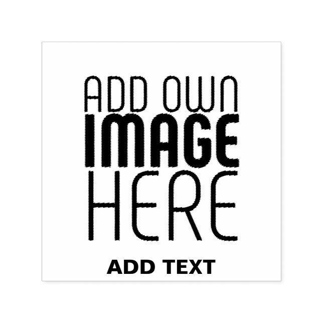 TAMPON AUTO-ENCREUR  MODÈLE DE TEXTE D'IMAGE BLANCHE SIMPLE MODERNE (Design)