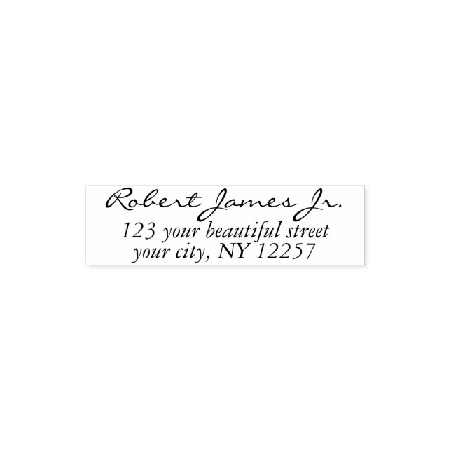 Tampon Auto-encreur Modern Business Address with Professional Logo  (Design)