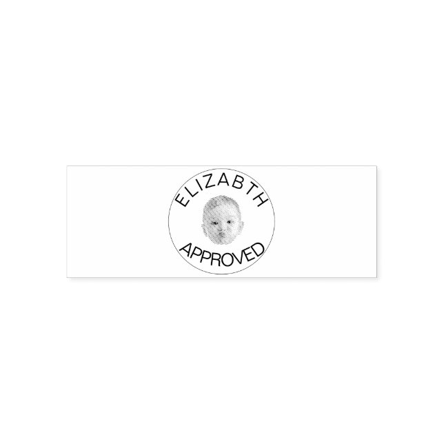 Tampon Auto-encreur Modern Portrait Meilleur Cadeau Drôle Cadeaux Pour (Design)