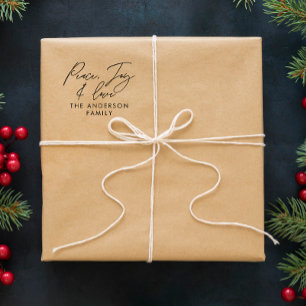 Tampon Auto-encreur Moderne et élégante vacances de script personnalis