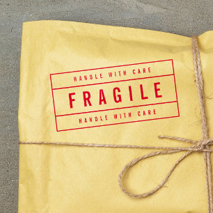 Tampon Auto-encreur Moderne gras bordé Poignée avec soin Fragile