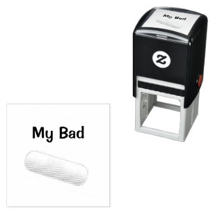 Tampon Auto-encreur Mon pépin BandAid personnalisable