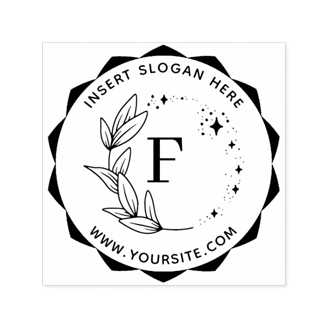 Tampon Auto-encreur Monogramme professionnel personnalisé Autonomie ci (Design)