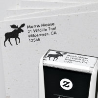 Moose Silhouette Faune Animal Adresse de retour
