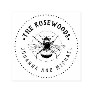 Tampon Auto-encreur Nom de famille unique