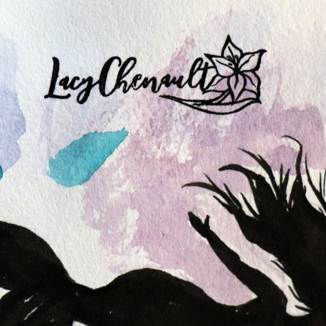 Tampon Auto-encreur Nom de la fleur (Créateur téléchargé)