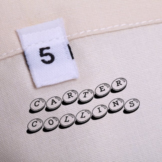 Tampon Auto-encreur Nom de l'enfant Vêtements Étiquettes pour garderie