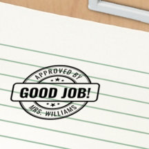 Nom de l'enseignant personnalisé Bon travail! Homo