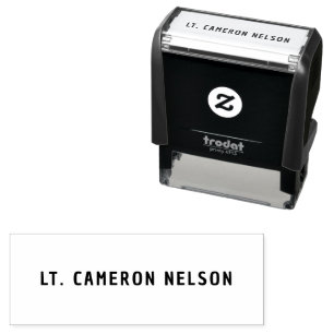 Tampon Auto-encreur Nom de signature Police Entreprise Signature Timbr