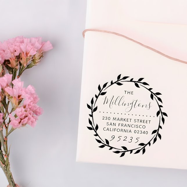 Tampon Auto-encreur Nom et adresse de retour du script de couronne bot (Créateur téléchargé)