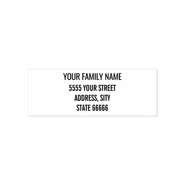 Tampon Auto-encreur Nom personnalisé Adresse de retour auto-écriture T (Design)