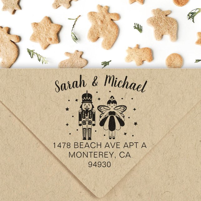 Tampon Auto-encreur Notre premier Nutcracker de Noël Princesse Fairy (Créateur téléchargé)