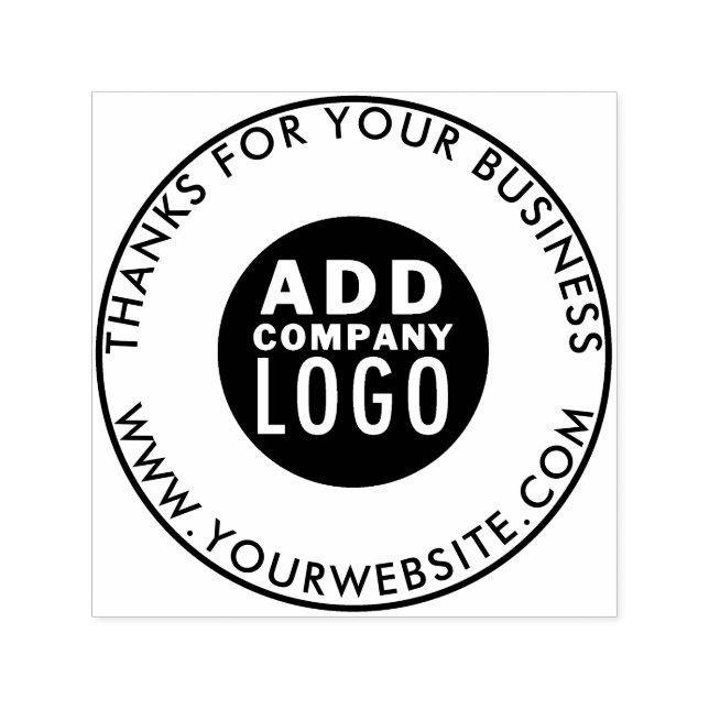 Tampon Auto-encreur Nouveau logo commercial do-it-yourself personnalis (Design)