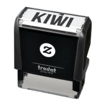 NOUVELLE ZÉLANDE KIWI TEXTE AUTO-INKING STAMP