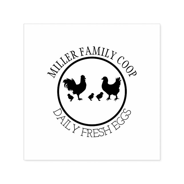 Tampon Auto-encreur Oeuf Carton personnalisé Oeuf Carton Étiquette Fre (Design)