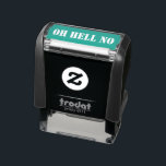 Tampon Auto-encreur Oh Hell No Funny Humour Mème Office Fun LOL Plaisa<br><div class="desc">Créez votre propre personnalisation, personnalisée, drôle, humour, amusant, LOL, blague, "Oh Hell No", moderne, bureau de l'état de l'art auto-encrage tampon. Vous pouvez également remplacer "oh Hell No" par votre propre texte. Parfait pour les envois à domicile, d'affaires, de bureau, d'école, personnels et officiels. Comprend un choix de 9 couleurs...</div>