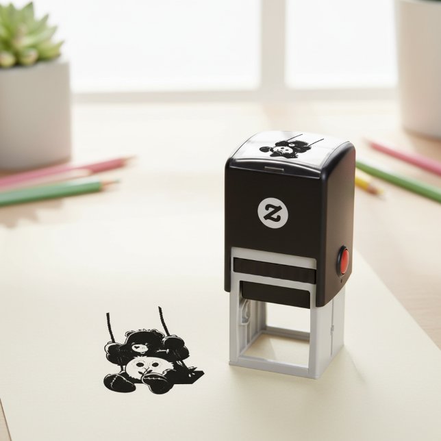 Tampon auto-encreur ours (Créateur téléchargé)