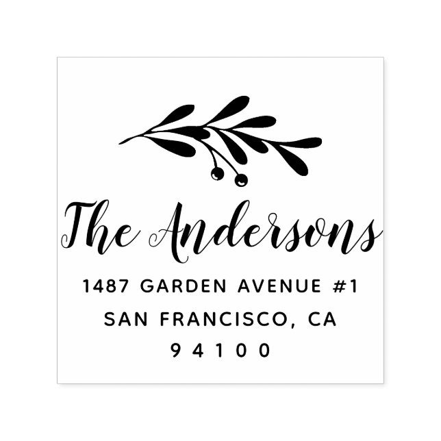 Tampon Auto-encreur Paix et joie Noël auto-allumage Timbre (Design)