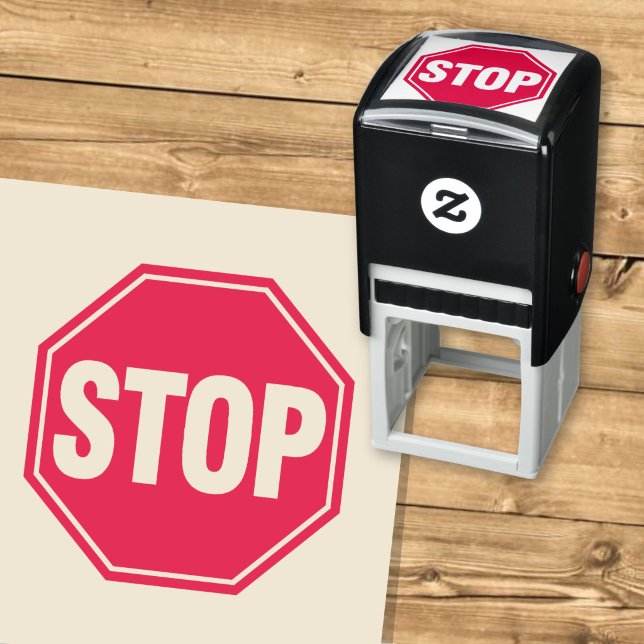 Tampon Auto-encreur panneau STOP (Créateur téléchargé)
