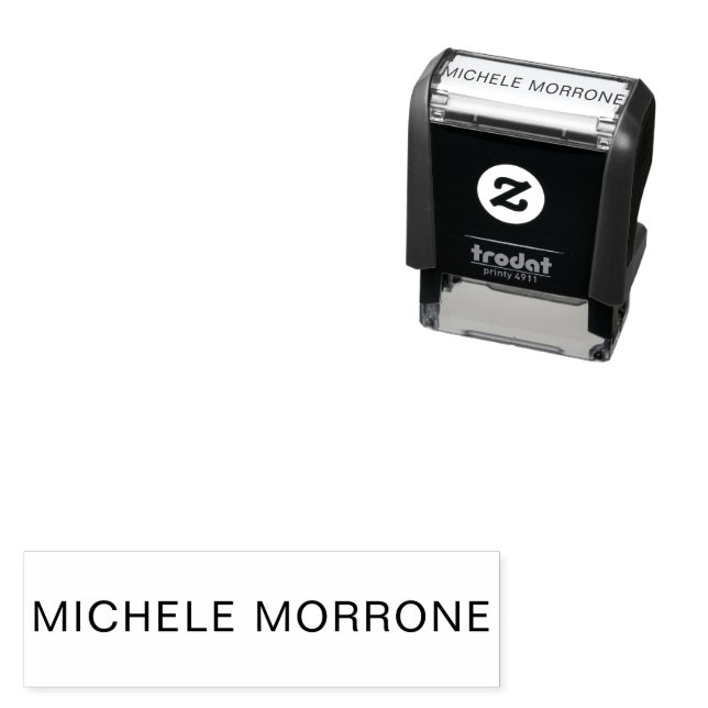 Tampon Auto-encreur Personalized Custom Name Office Use (En situation)