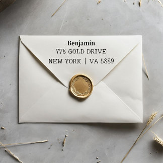 Tampon Auto-encreur Personalized Self Inking Address Name Stamp