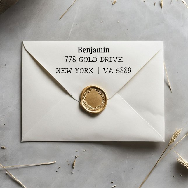 Tampon Auto-encreur Personalized Self Inking Address Name Stamp (Créateur téléchargé)