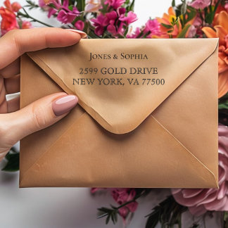 Tampon Auto-encreur Personalized Self Inking Rubber Stamp Custom Retur