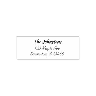 Tampon Auto-encreur Personnalisé cette adresse résidentielle