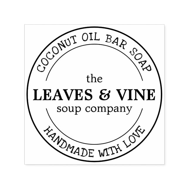 Tampon Auto-encreur Personnalisé fait main (Design)