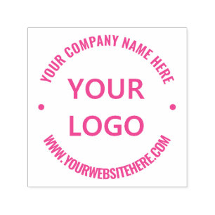 Tampon Auto-encreur Personnalisez Votre Entreprise Nom Logo Site Web H
