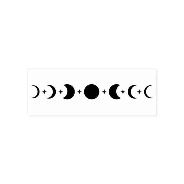 Tampon Auto-encreur Phases de la Lune (Design)