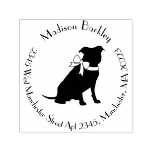 Tampon Auto-encreur Pit Bull Chien Puppy Pitbull