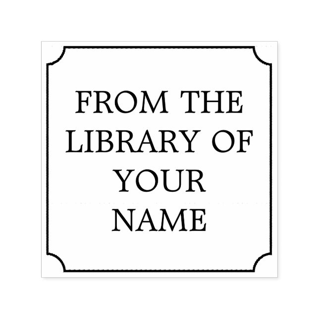 Tampon Auto-encreur Plaque De Livraison Avec Cadre Simple (Design)