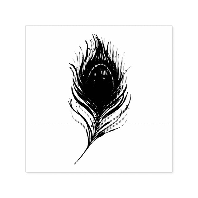 Tampon Auto-encreur Plume (Design)
