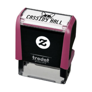 TAMPON AUTO-ENCREUR POMPIER POUR ENFANTS DE BOSTON TERRIOR