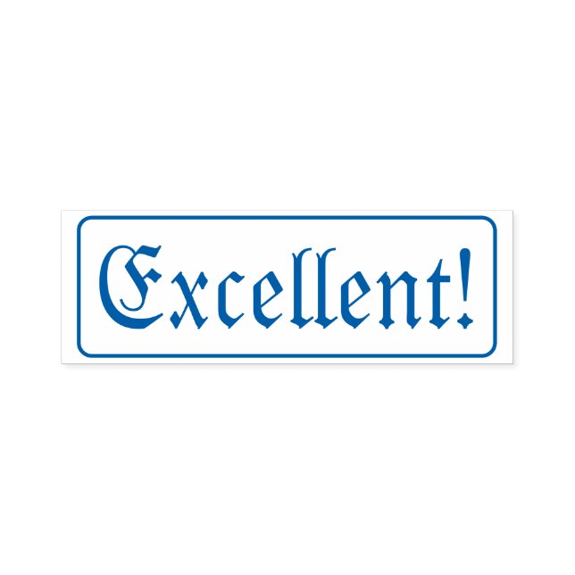 Tampon Auto-encreur Positif "Excellent !" Timbre en caoutchouc (Design)