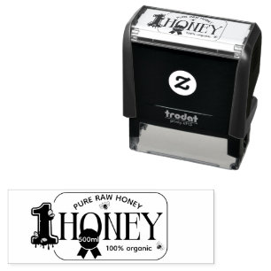 Tampon Auto-encreur Pot de miel abeille miel ruche Apiculture