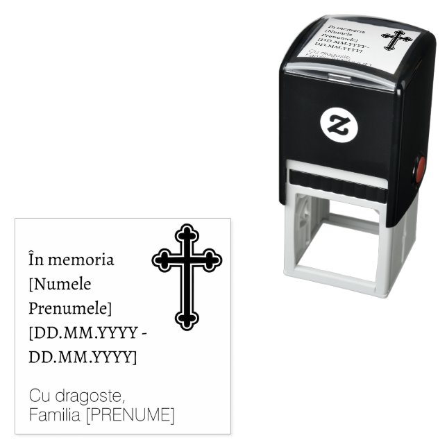 Tampon auto-encreur pour toujours (En situation)