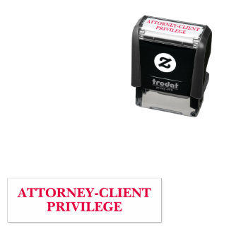 Tampon Auto-encreur Privilège avocat-client