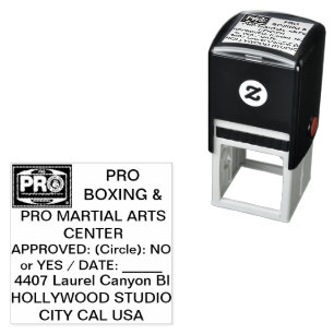 TAMPON AUTO-ENCREUR #PROBOXER & #PROMARTIALARTS