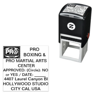 TAMPON AUTO-ENCREUR #PROBOXER & #PROMARTIALARTS