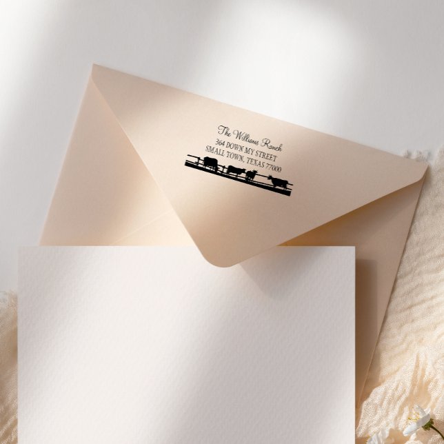 Tampon Auto-encreur Ranch avec script manuel (Créateur téléchargé)